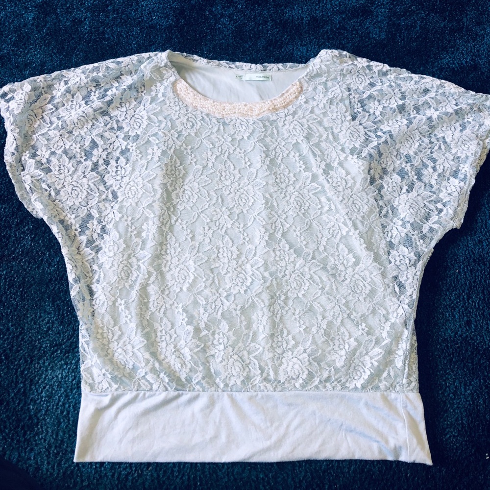 Maurice’s XL top (baby blue)